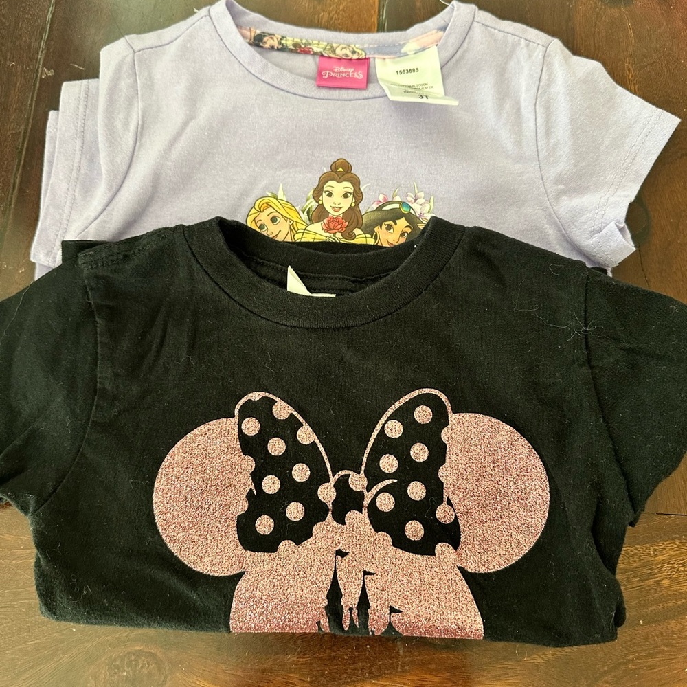 Girls Disney Tees 3T (2)